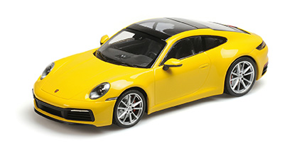 PORSCHE 911 CARRERA 4S – 2019 – YELLOW - L.E. 336 pcs. 1:18 model