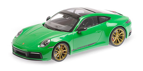 PORSCHE 911 CARRERA 4S – 2020 – GREEN - L.E. 304 pcs. 1:18 model