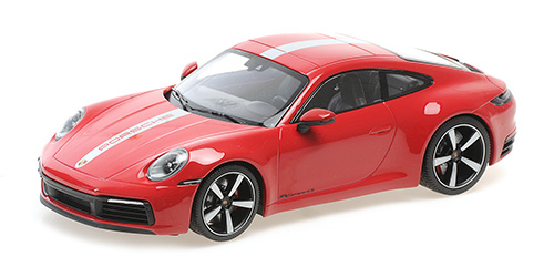 PORSCHE 911 CARRERA 4S – 2019 – RED 1:18 model