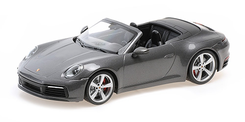 PORSCHE 911 CARRERA 4S CABRIOLET – 2019 – GREY METALLIC 1:18 model