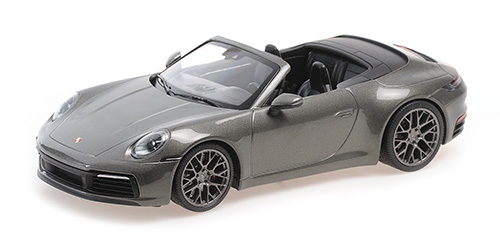 PORSCHE 911 CARRERA 4S CABRIOLET – 2019 – GREEN METALLIC 1:18 model