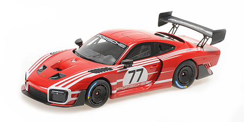 PORSCHE 935/19 – RED WITH WHITE STIPES – 2019 - L.E. 300 pcs. 1:18 model