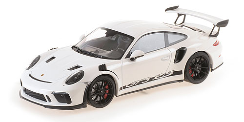 PORSCHE 911 GT3RS (991.2) – 2019 – WHITE W/ BLACK WHEELS 1:18 model