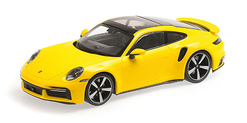 PORSCHE 911 (992) TURBO S – 2020 – YELLOW - L.E. 302 pcs. 1:18 model