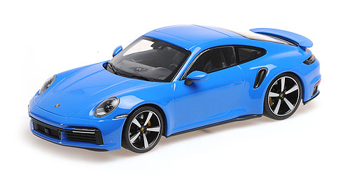 PORSCHE 911 (992) TURBO S – 2021 – BLUE - L.E. 402 pcs. 1:18 model