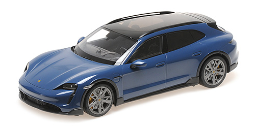 PORSCHE TAYCAN CROSS TOURISMO TURBO S – 2021 – BLUE METALLIC 1:18 model