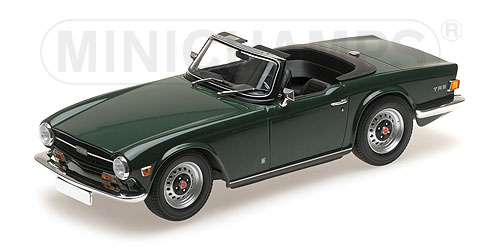 TRIUMPH TR6 – 1969 – DARK GREEN (LHD) L.E. 750 pcs. 1:18 model