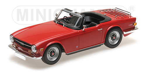 TRIUMPH TR6 – 1969 – RED (RHD) L.E. 500 pcs. 1:18 model