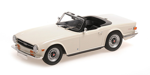 TRIUMPH TR6 – 1969- WHITE (LHD) 1:18 model