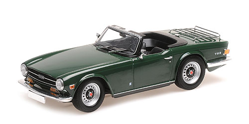 TRIUMPH TR6 – 1969- DARK GREEN (LHD) 1:18 model