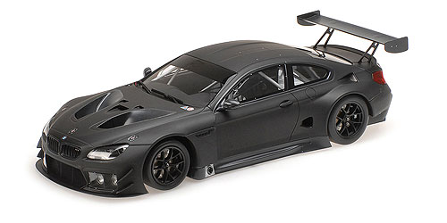 BMW M6 GT3 – PLAIN BODY VERSION – MATT BLACK – 2016 1:18 model