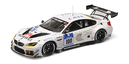 BMW M6 GT3 – SCHUBERT MOTORSPORT – EDWARDS/KKLINGMANN/LUHR/TOMCZYK – 24H NÜRBURGRING – 2016 1:18 model