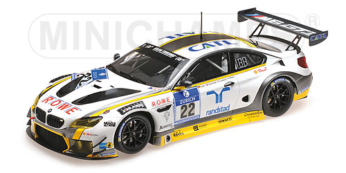 BMW M6 GT3 – ROWE RACING – GRAF/WESTBROOK/CATSBURG/PALTTALA – 24H NÜRBURGRING – 2016 - L.E. 240 pcs. 1:18 model