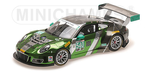 PORSCHE 911 GT3 R – BLACK SWAN RACING – LONG/PILGRIM/CATSBURG/PAPPAS – 24H DAYTONA 2016 L.E. 402 pcs. 1:18 model