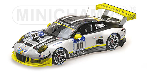 PORSCHE 911 GT3 R – MANTHEY RACING – TANDY/BAMBER/PILET/ESTRE – 24H NÜRBURGRING 2016 L.E. 350 pcs. 1:18 model