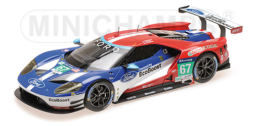 FORD GT – CHIP GANASSI RACING UK – FRANCHITTI/PRIAULX/TINCKNELL – 24H LE MANS 2016 - L.E. 300 pcs. 1:18 model