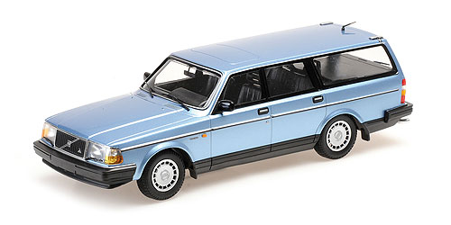 VOLVO 240 GL BREAK – 1986 – BLUE METALLIC 1:18 model