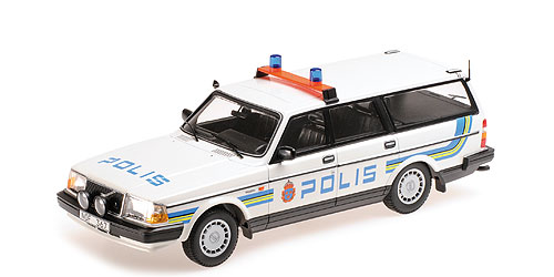 VOLVO 240 GL BREAK – 1986 – ‘POLIS SWEDEN’ - L.E. 300 pcs. 1:18 model