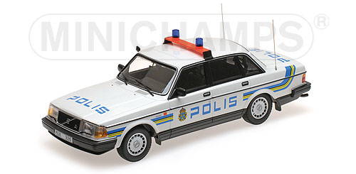 VOLVO 240 GL – 1986 – ‘POLIS SWEDEN’ L.E. 300 pcs. 1:18 model