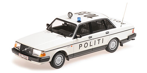 VOLVO 240 GL – 1986 – ‘POLITI DANMARK’ - L.E. 300 pcs. 1:18 model