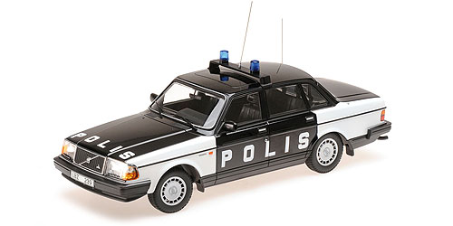 VOLVO 240 GL – 1986 – ‘POLIS SWEDEN’ L.E. 330 pcs. 1:18 model