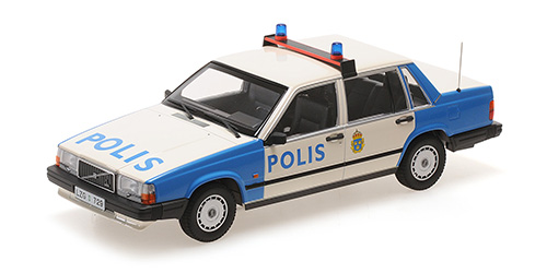 VOLVO 740 GL – 1986 – POLIS SWEDEN 1:18 model