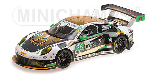 PORSCHE 911 GT3 R – DE QUESADA/DE QUESADA/MORAD/LAZARE/CHRISTENSEN – CLASS WINNERS 24H DAYTONA 2017 L.E. 300 pcs. 1:18 model
