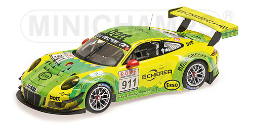 PORSCHE 911 GT3 R – MANTHEY RACING – MAKOWIECKI/LIETZ – WINNERS DMV 4H RENNEN VLN 2017 1:18 model