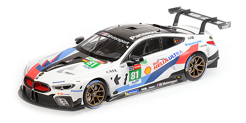 BMW M8 GTE – BMW TEAM MTEK – TOMCZYK / CATSBURG / ENG – 24H LE MANS 2018 L.E. 450 pcs. 1:18 model