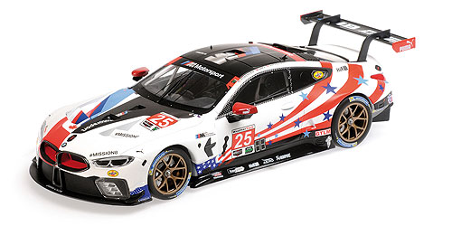 BMW M8 GTE – BMW TEAM RLL – AUBERLEIN/SIMS/DE PHILLIPPI – 6H WATKINS GLEN 2018 1:18 model