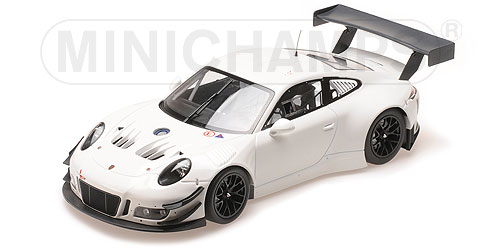 PORSCHE 911 GT3 R – PLAINBODY VERSION – WHITE L.E. 300 pcs. 1:18 model