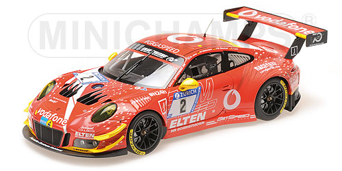 PORSCHE 911 GT3 R – GIGASPEED TEAM GETSPEED – STEVE/BÖCKMANN/SLOOTEN/LUHR – 24H NÜRBURGRING 2018 L.E. 504 pcs. 1:18 model