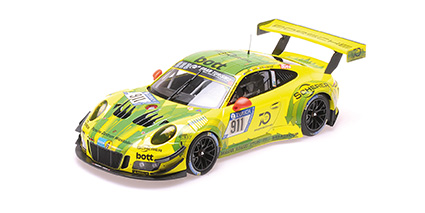 PORSCHE 911 GT3 R – MANTHEY RACING – ESTRE/DUMAS/VANTHOOR/BAMBER – 24H NÜRBURGRING 2018 1:18 model