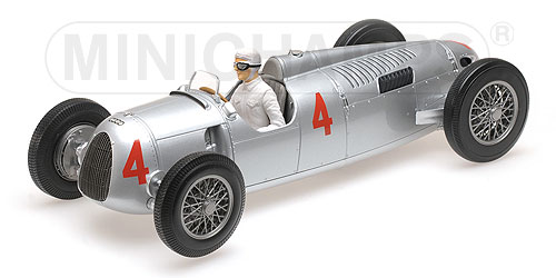 AUTO UNION TYP C – ACHILLE VARZI – 2ND PLACE GRAND PRIX AUTOMOBILE DE MONACO 1936 L.E. 504 pcs. 1:18 model
