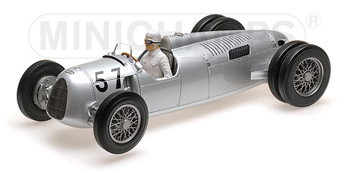 AUTO UNION TYP C – HANS STUCK – WINNER SHELSLEY WALSH HILLCLIMB 1936 L.E. 1002 pcs. 1:18 model