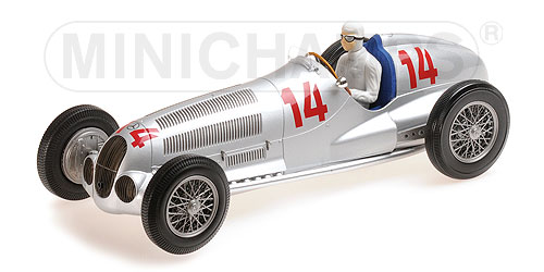 MERCEDES-BENZ W125 – DAIMLER – BENZ AG – MANFRED V. BRAUCHITSCH – 2ND PLACE GP VON DEUTSCHLAND 1937 - L.E. 757 pcs. 1:18 model