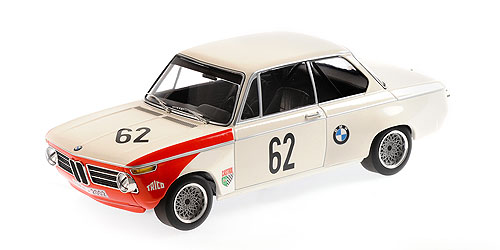 BMW 2002 TIK – BMW AG – HAHNE/QUESTER – CLASS WINNER GUARDS INTERNATIONAL BRANDS HATCH 1969 1:18 model