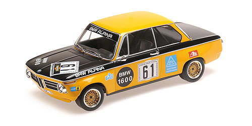 BMW 1602 – BMW-ALPINA – HERZOG/LAUDA – 6H NÜRBURGRING 1970 1:18 model