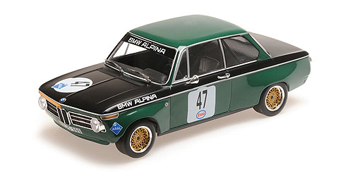 BMW 1602 – BMW-ALPINA – PETER MEYER – INTERNATIONALES ADAC EIFELRENNEN NÜRBURGRING 1971 1:18 model