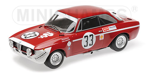 ALFA ROMEO GTA 1300 JUNIOR – HEZEMANNS/LENNEP – WINNERS DIV.1 4H JARAMA 1972 - L.E. 300 pcs. 1:18 model
