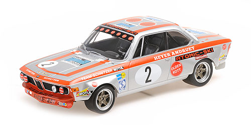 BMW 2800 CS – FITZPATRICK/HEYER/STOMMELEN – WINNERS GP TOURENWAGEN NÜRBURGRING 1972 1:18 model