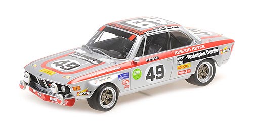 BMW 2800 CS – TEAM SCHNITZER-MOTUL – HERZOG/HEYER – 24H LE MANS 1972 1:18 model