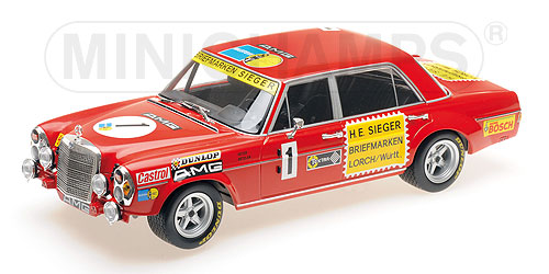 MERCEDES-BENZ 300 SEL 6.8 – HEYER/BETZLER – 24H NÜRBURGRING 1972 L.E. 600 pcs. 1:18 model