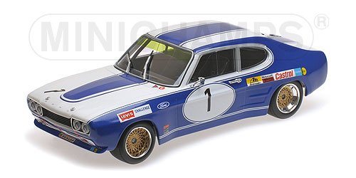 FORD CAPRI RS 2600 – FORD DEUTSCHLAND – DIETER GLEMSER – WINNER BRNO ETC 1972 L.E. 504 pcs. 1:18 model