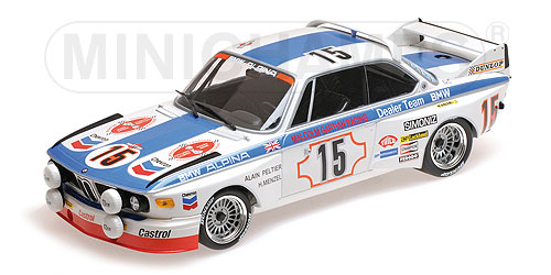 BMW 3.0 CSL – BMW ALPINA – PELTIER/MENZEL – 24H SPA 1973 L.E. 336 pcs. 1:18 model