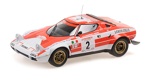 LANCIA STRATOS – JEAN-CLAUDE ANDRUET / Â´BICHEÂ´ – WINNERS TOUR DE CORSE 1974 1:18 model
