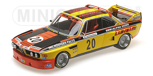 BMW 3.0 CSL – BMW-FALTZ-ALPINA-TUNING – WERNER SCHOMMERS – NORISRING TROPHÄE 1974 L.E. 350 pcs. 1:18 model
