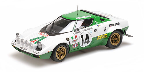 LANCIA STRATOS – LANCIA – MUNARI/MANNUCCI – WINNERS RALLYE MONTE CARLO 1975 1:18 model