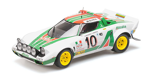 LANCIA STRATOS – LANCIA – MUNARI/MAIGA – WINNERS RALLYE MONTE CARLO 1976 L.E. 402 pcs. 1:18 model