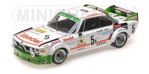 BMW 3.0 CSL – ASOC. INTERIM – ‘CHAVAN’/DETRIN/DEMUTH – WINNERS 24H SPA 1976 L.E. 600 pcs. 1:18 model